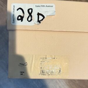 Saks Fifth Avenue Nude/Beige Women's Flats - Size 38